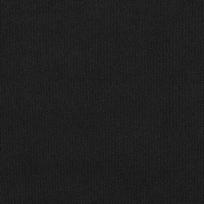 Linen-Look Blackout Curtains with Hooks 2 pcs Black 140x175 cm