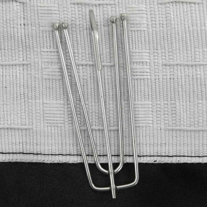 Linen-Look Blackout Curtains with Hooks 2 pcs Black 140x225 cm