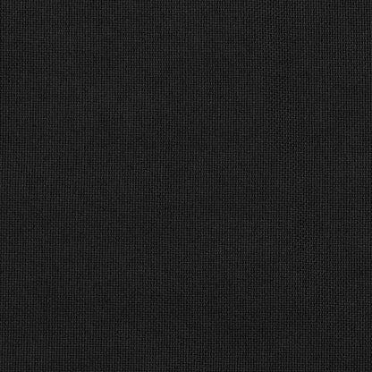 Linen-Look Blackout Curtains with Hooks Black 290x245 cm