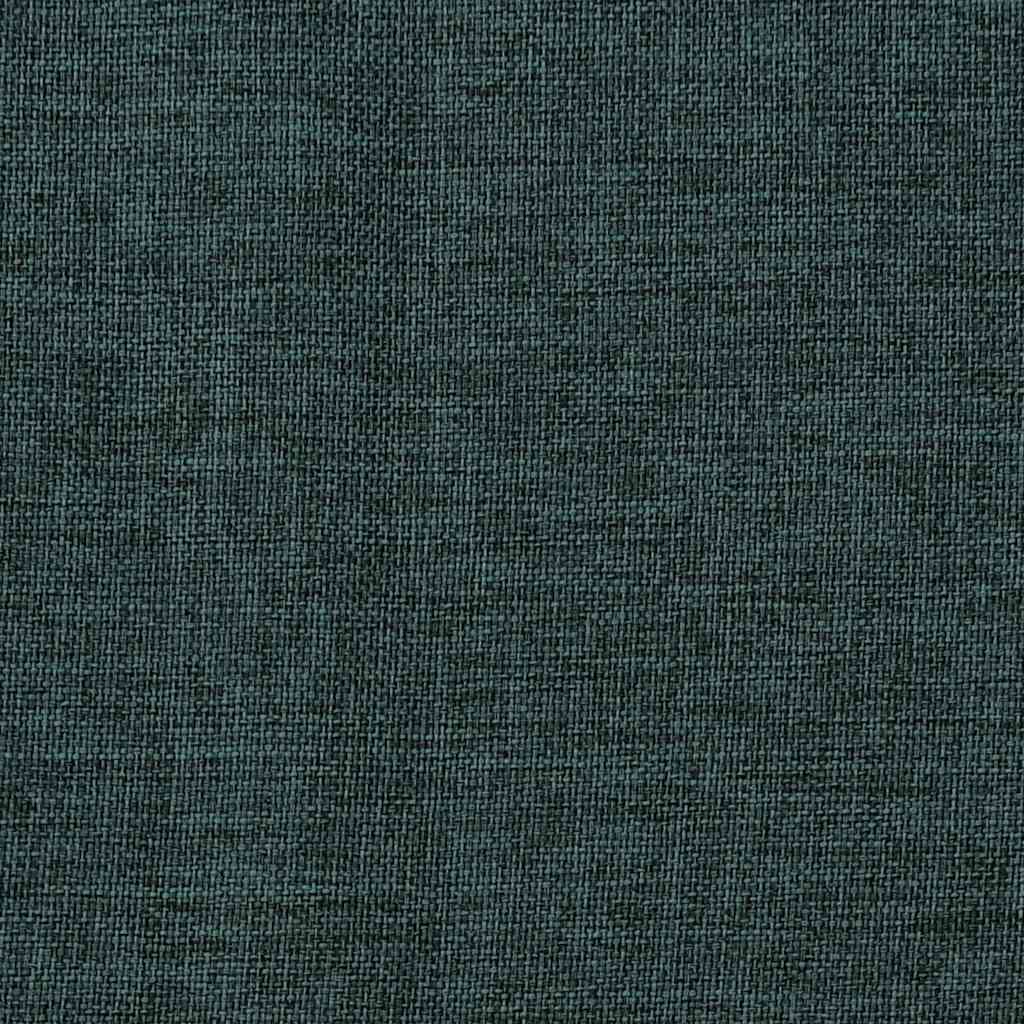 Linen-Look Blackout Curtain with Hooks Green 290x245 cm