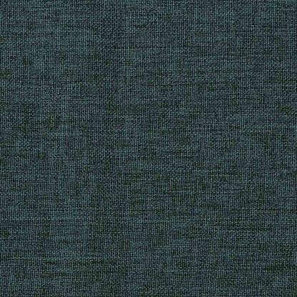 Linen-Look Blackout Curtain with Hooks Green 290x245 cm