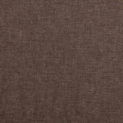 Linen-Look Blackout Curtain with Grommets Taupe 290x245cm