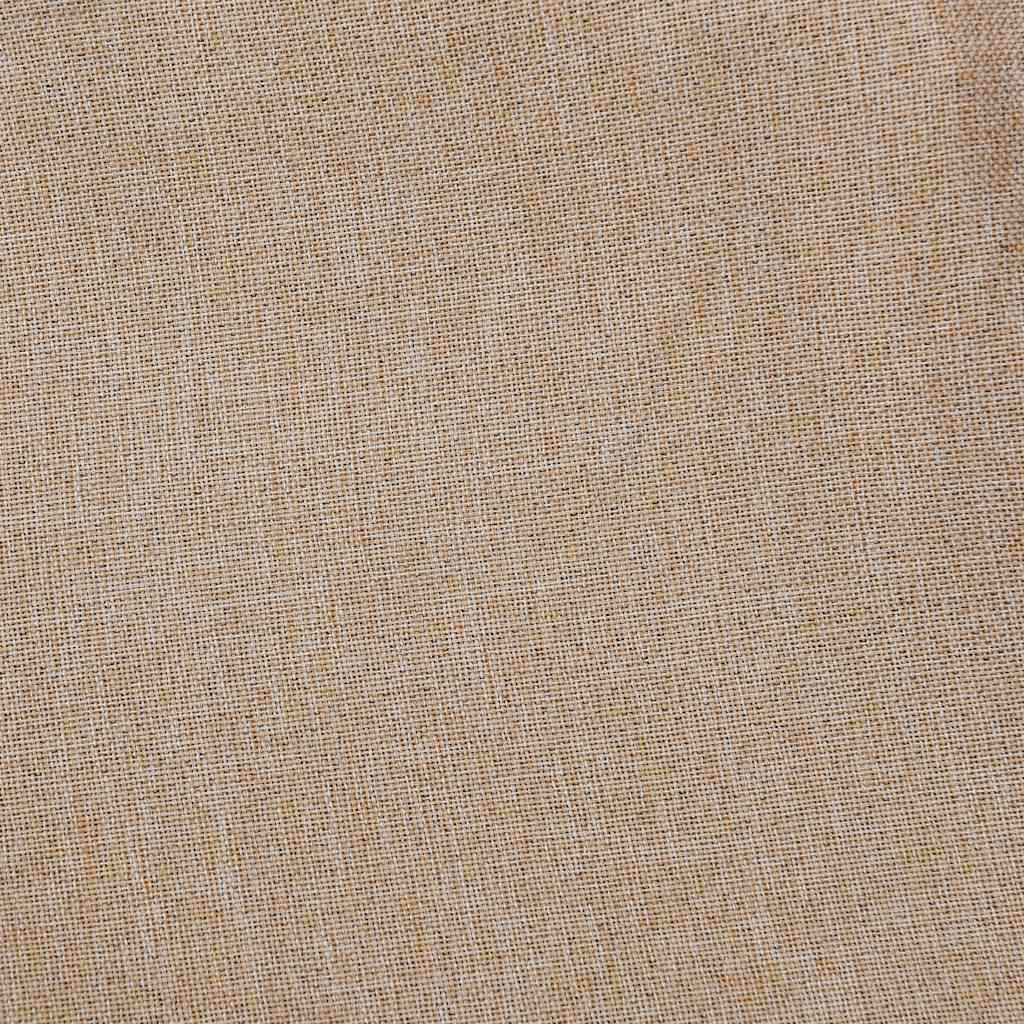 Linen-Look Blackout Curtain with Grommets Beige 290x245cm