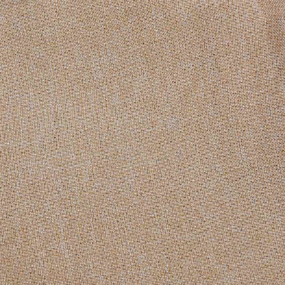 Linen-Look Blackout Curtain with Grommets Beige 290x245cm