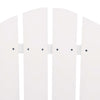 Garden Adirondack Chair Solid Fir Wood White