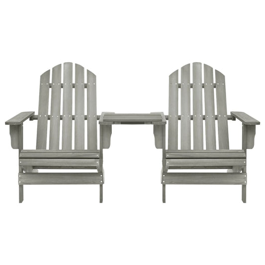 Garden Chair | Grey | Solid Fir Wood | Regular | Durable