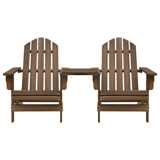 Garden Chair | Brown | Solid fir wood | Standard | Ergonomic