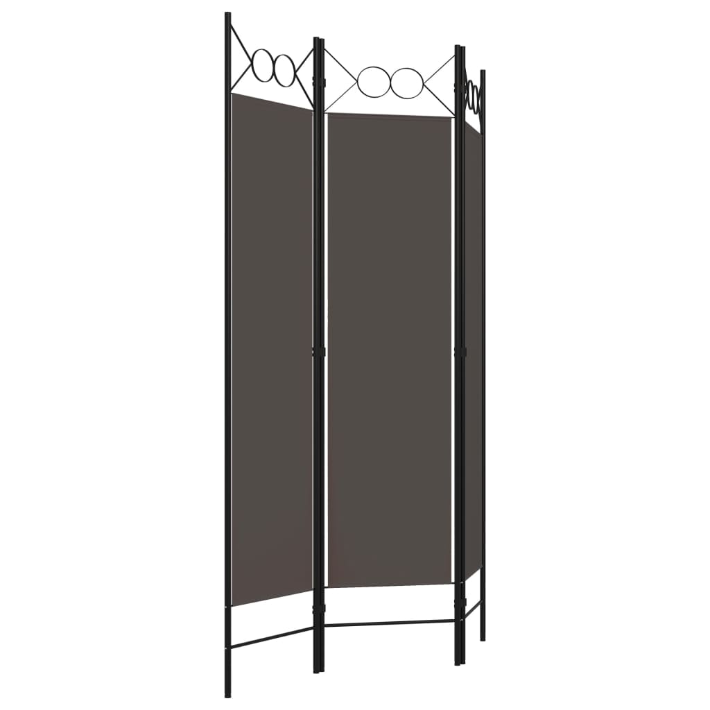 3-Panel Room Divider Anthracite 120x180 cm