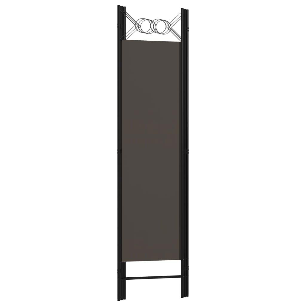 3-Panel Room Divider Anthracite 120x180 cm