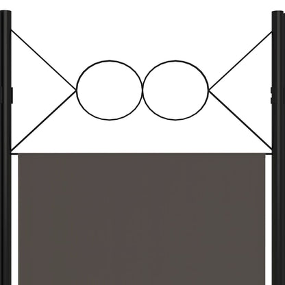 3-Panel Room Divider Anthracite 120x180 cm