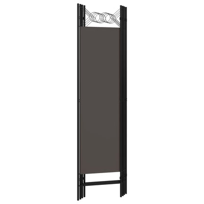 4-Panel Room Divider Anthracite 160x180 cm