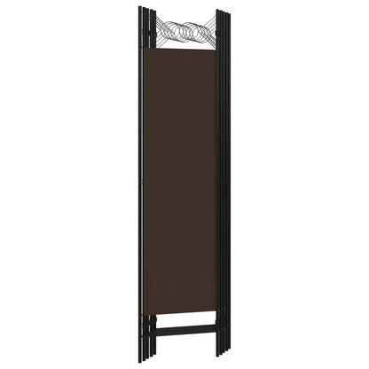 vidaXL 5-Panel Room Divider Brown 78.7"x70.9"