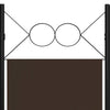 5-Panel Room Divider Brown 200x180 cm
