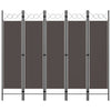 5-Panel Room Divider Anthracite 200x180 cm