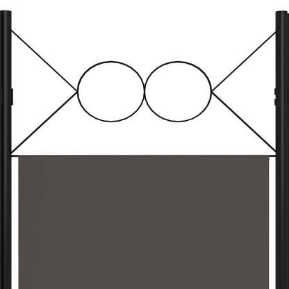 5-Panel Room Divider Anthracite 78.7"x70.9
