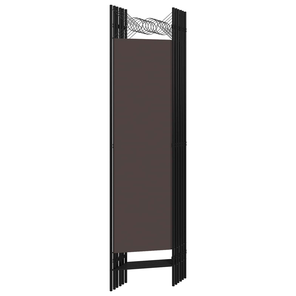 320712 vidaXL 6-Panel Room Divider Brown 240x180 cm