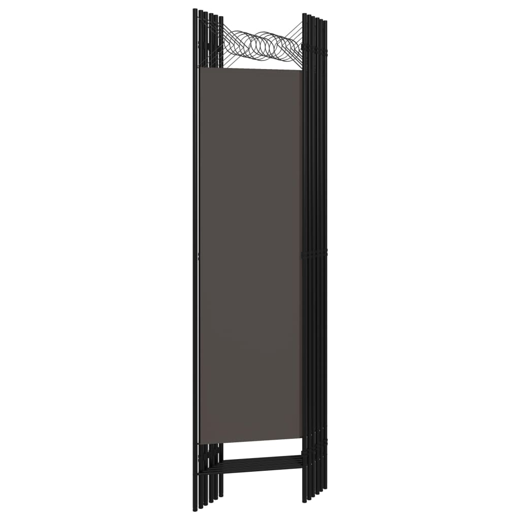 6-Panel Room Divider Anthracite 240x180 cm