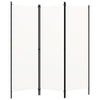 3-Panel Room Divider White 150x180 cm