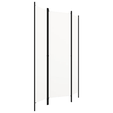 3-Panel Room Divider White 150x180 cm