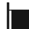 3-Panel Room Divider Black 150x180 cm
