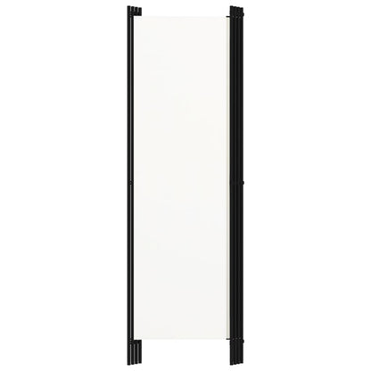 4-Panel Room Divider White 78.7"x70.9"