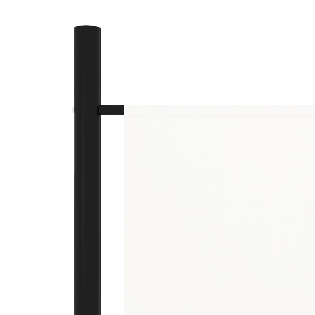 4-Panel Room Divider White 78.7"x70.9"