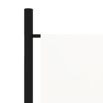 4-Panel Room Divider White 78.7"x70.9"