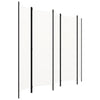 5-Panel Room Divider White 250x180 cm