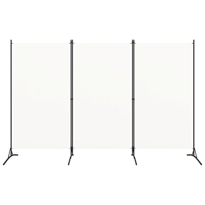 3-Panel Room Divider White 260x180 cm