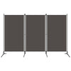 3-Panel Room Divider Anthracite 260x180 cm