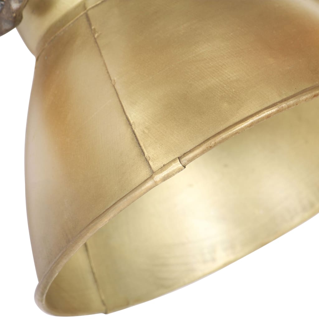Industrial Wall Lamp Brass 90x25 cm E27