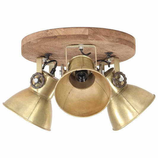 Industrial Ceiling Lamp 25 W Brass 42x27cm E27