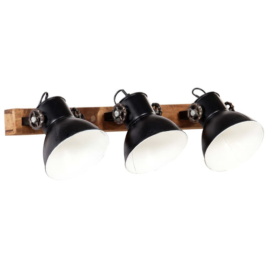 Wall Lamp | Black and brown | Iron | 17 cm diameter | Wall Lamp | Other