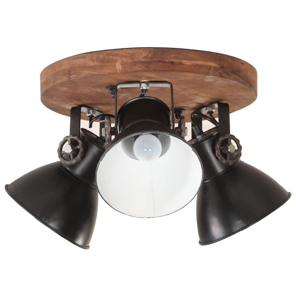 Industrial Ceiling Lamp 25 W Black 42x27 cm E27