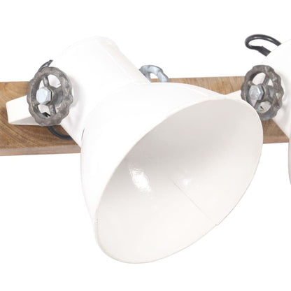 Industrial Wall Lamp White 90x25 cm E27