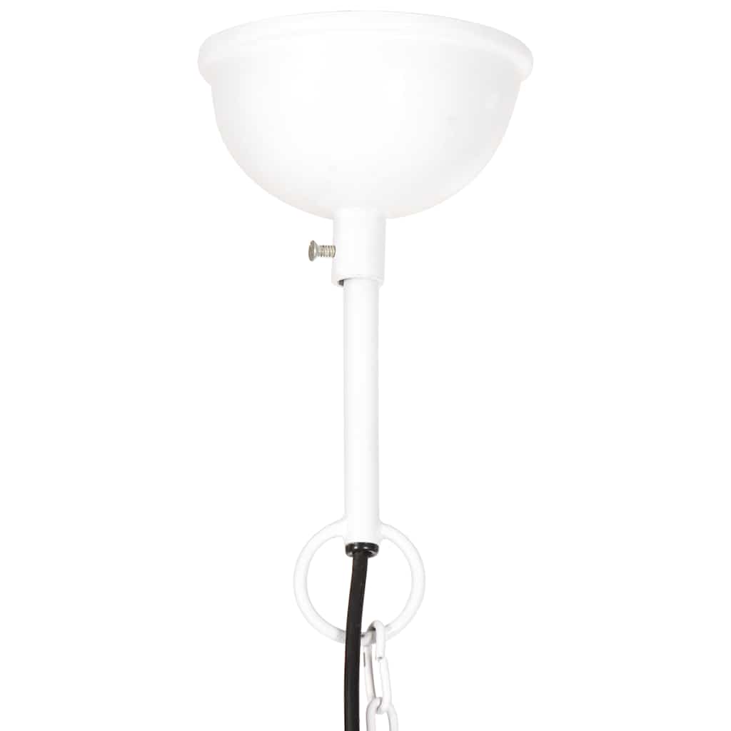 Hanging Lamp | White | Powder-Coated Iron | Medium | Hanging Lamp | Round