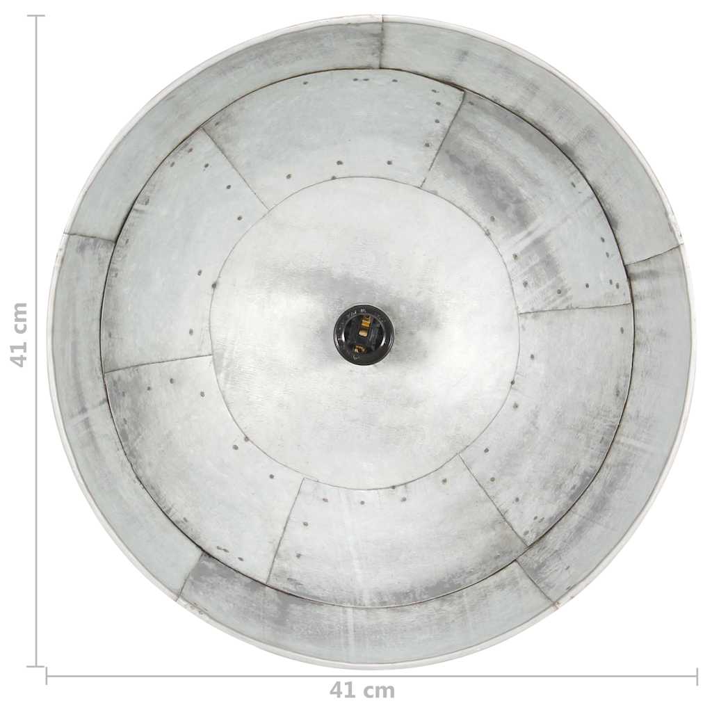 Hanging Lamp | Silver | Iron with silver coat finish | Medium