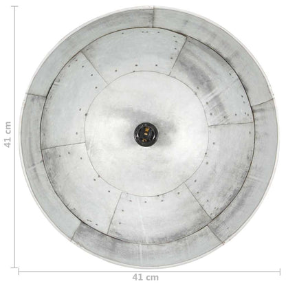 Hanging Lamp | Silver | Iron with silver coat finish | Medium