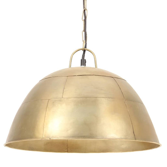 Industrial Vintage Hanging Lamp 25 W Brass Round 41 cm E27