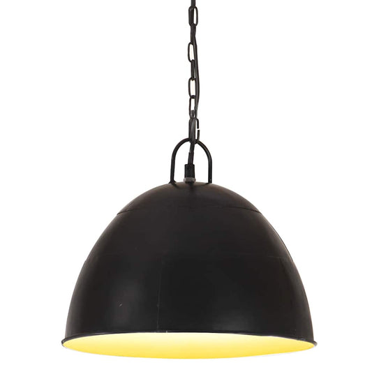 Industrial Vintage Hanging Lamp 25 W Black Round 31 cm E27