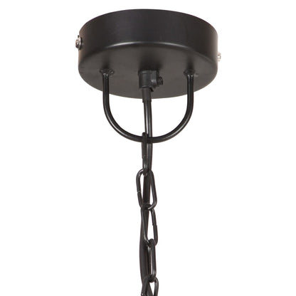 Hanging Lamp | Black | Iron | 31 cm diameter | Hanging Light | Round