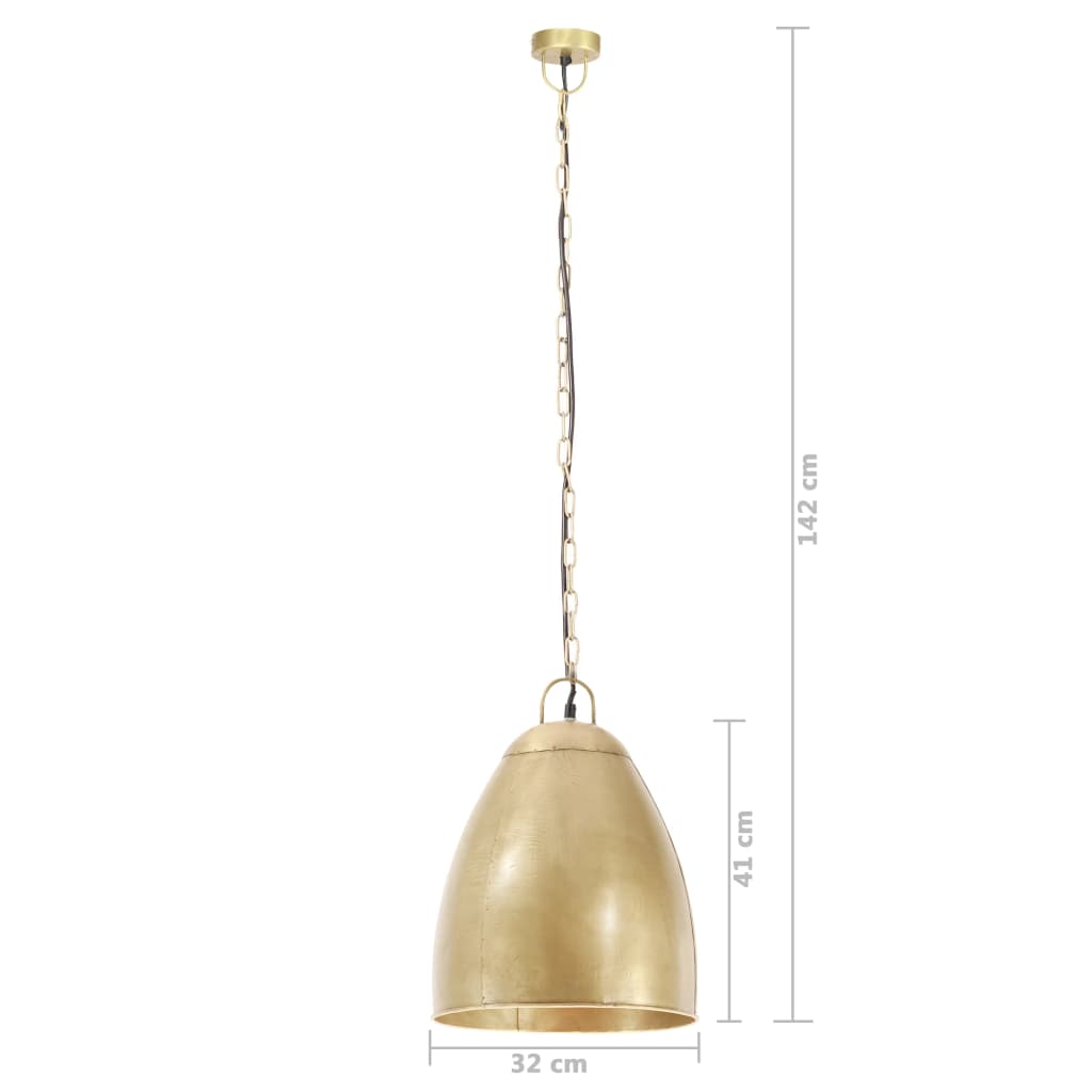 Hanging Lamp | Brass | Iron with brass coating | 32 cm diameter