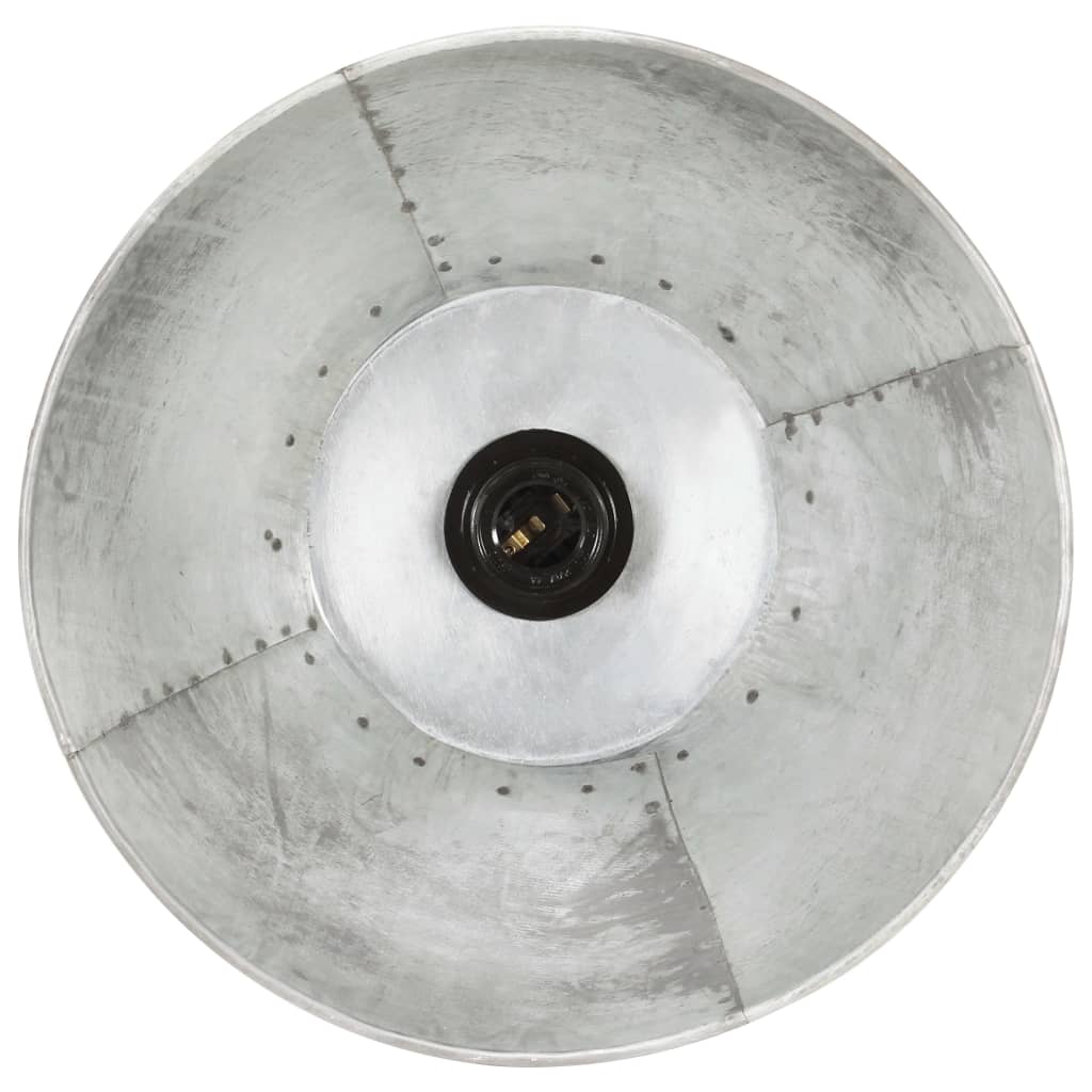 Hanging Lamp | Silver | Iron with silver coating | Medium | Industrial