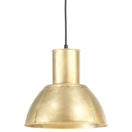 Hanging Lamp 25 W Brass Round 28.5 cm E27