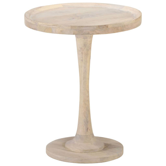 Side Table | Natural Bleach | Solid Mango Wood | Ø 60x75 cm | Durable