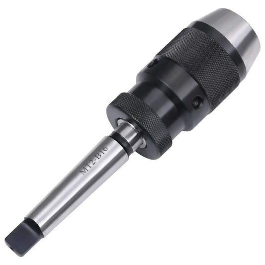 Quick Release Drill Chuck MT2-B16 with 13 mm Clamping Range 1-13B16