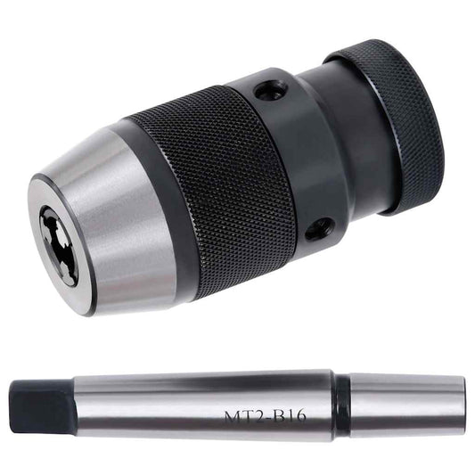 Quick Release Drill Chuck MT2-B16 with 13 mm Clamping Range 1-13B16