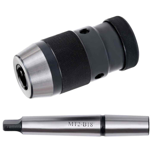 Quick Release Drill Chuck MT2-B18 with 16 mm Clamping Range 1-16B18