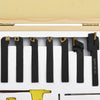 12 Pieces Indexable Turning Tool Set 8x8 mm 70 mm