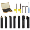 12 Pieces Indexable Turning Tool Set 16x16 mm 100 mm